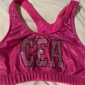 CEA cheerleading sports bra
